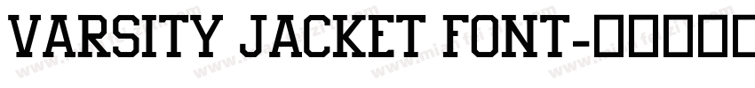 Varsity Jacket Font字体转换